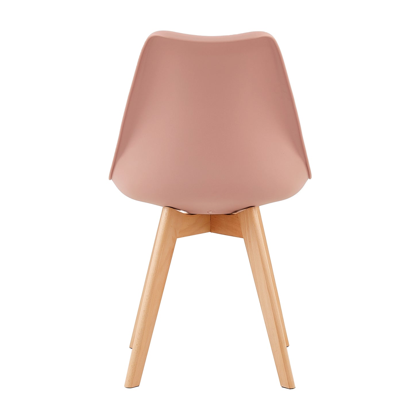 Gestoffeerde eetkamerstoelen (set van 2/4)-Bonenpasta/Oranje/Rood-TULIP