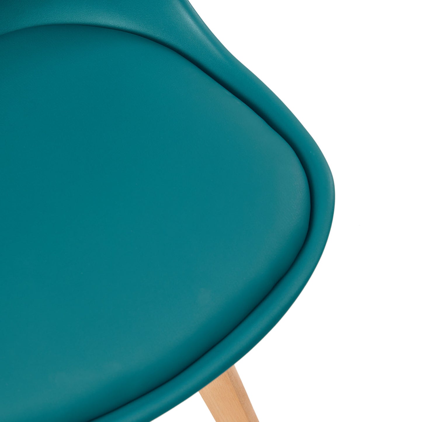 Moderne Tulp Eetkamerstoelen Set van 4 Kleurrijke Stoelen met Comfortabele Schuimkussens
