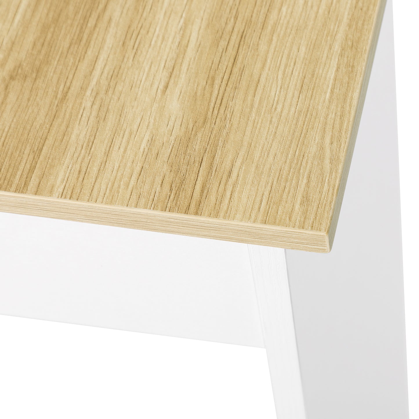 TURLEY Modern bartafel Bureautafel met vakken - Zwart/Wit