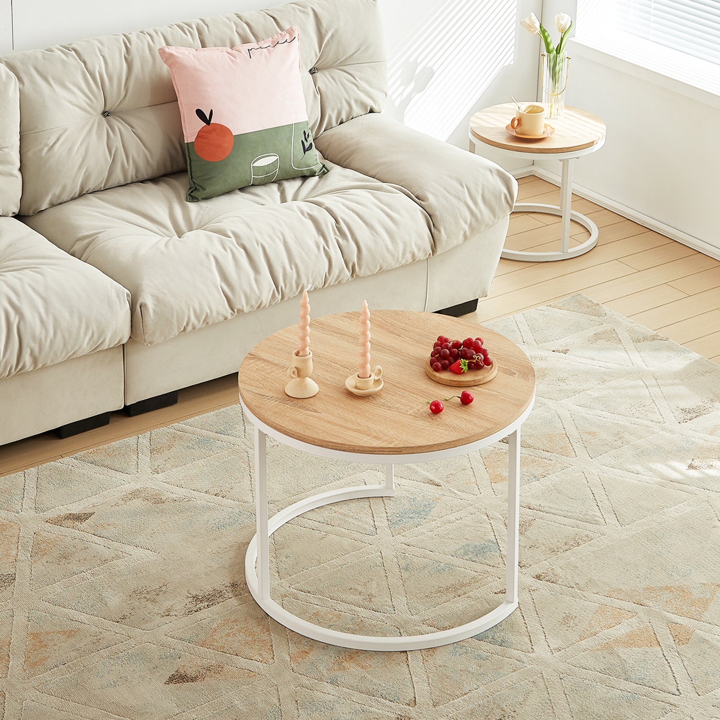 VERONA Houten Salontafel (set van 2)