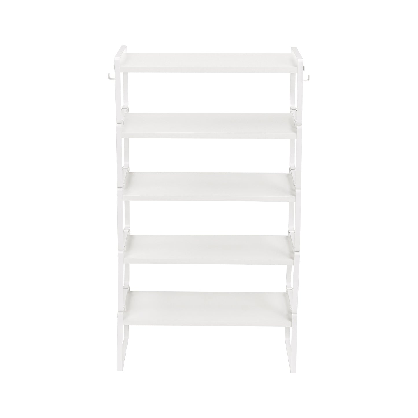 VILAS Stapelbaar Keuken Bamboe Kruidenrek 40 cm Set van 1/3/5-Vuur/Hout/Wit