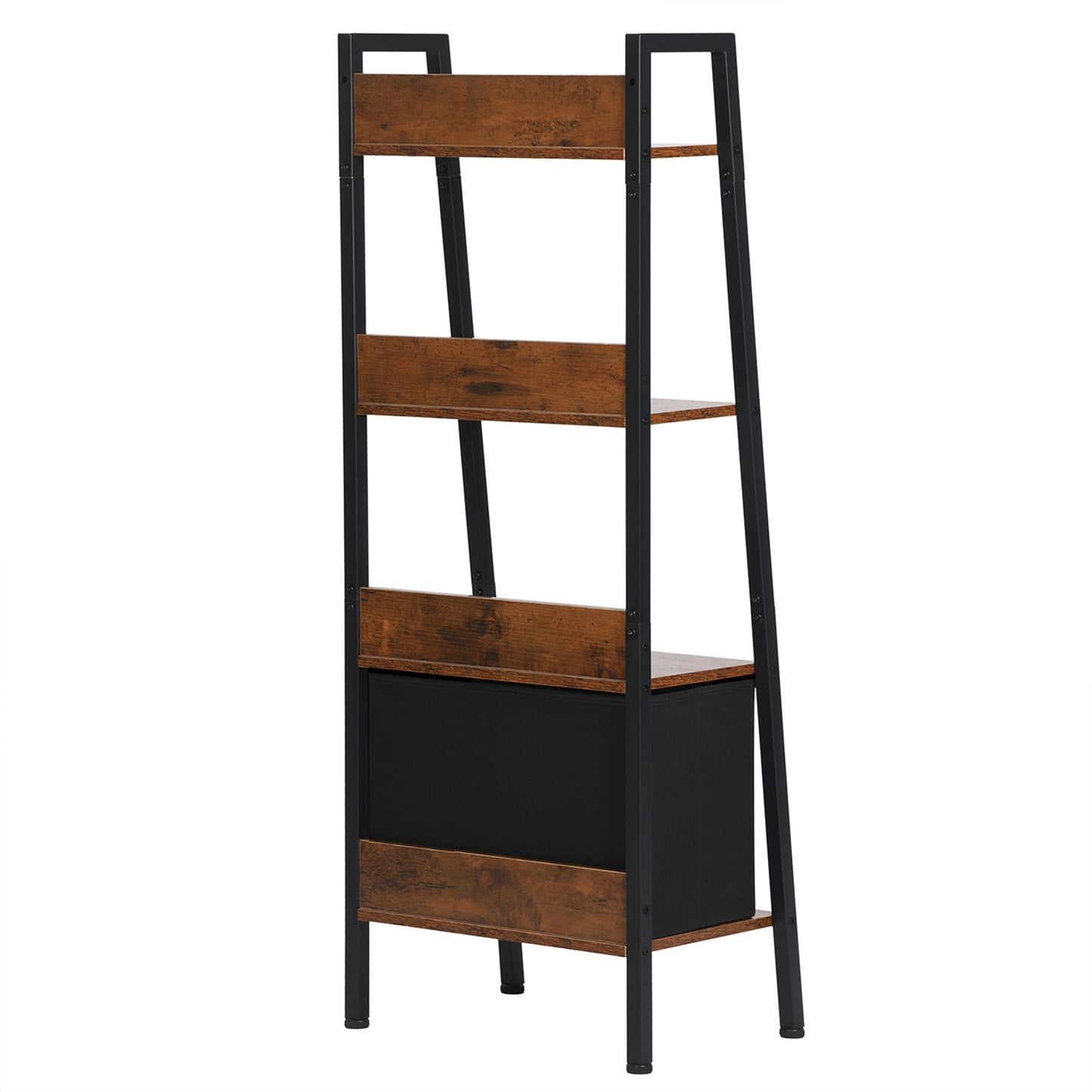 Slaapkamer Staande Planken 110cm Hoogte met IJzeren Poten-Vuurkleur - VOLENS