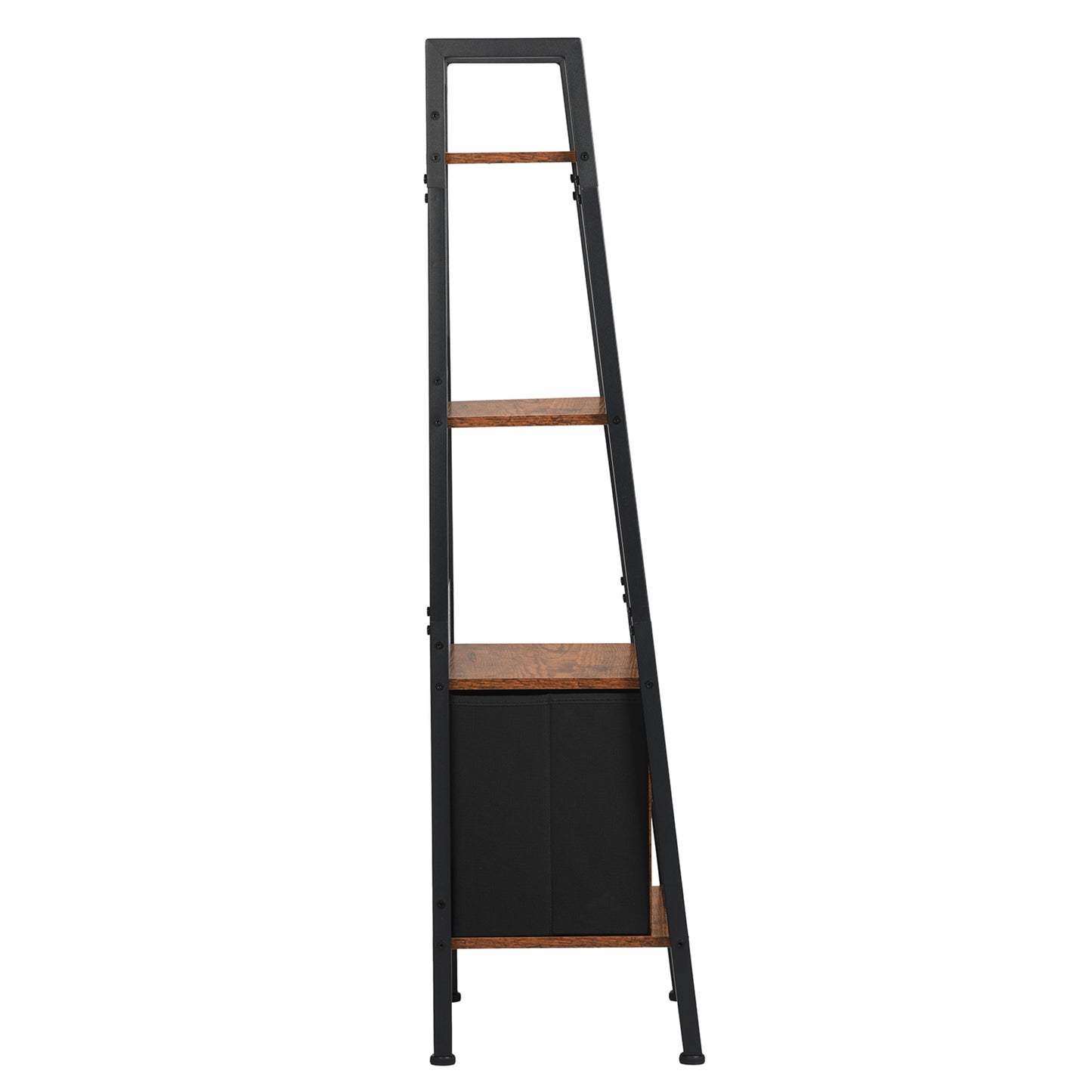 Slaapkamer Staande Planken 110cm Hoogte met IJzeren Poten-Vuurkleur - VOLENS