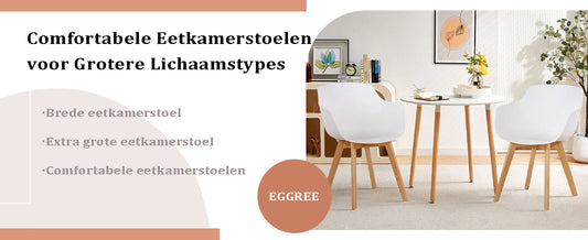 Comfortabele Eetkamerstoelen voor Grotere Lichaamstypes