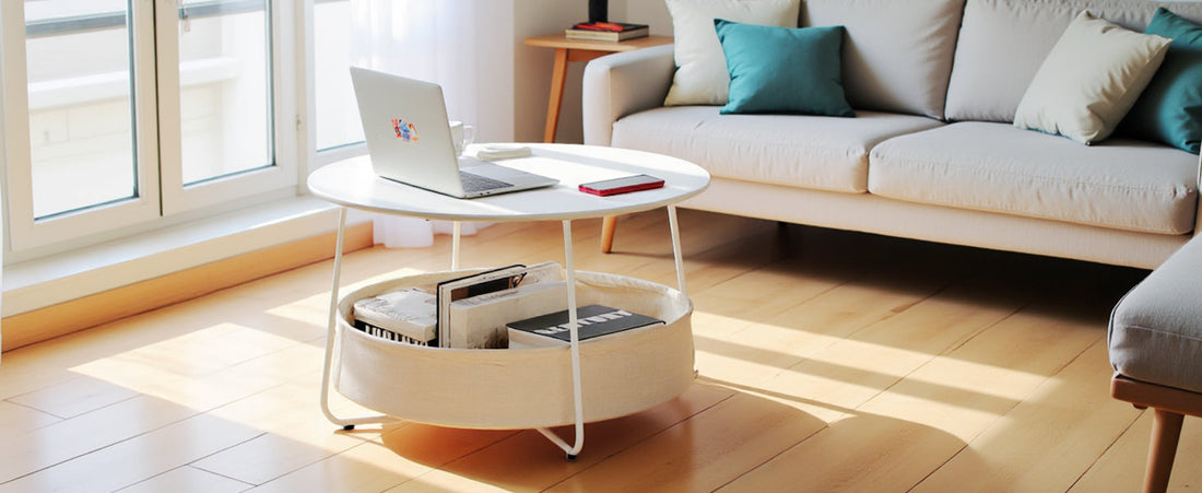 Het opnieuw evalueren van de centerpiece salontafel in uw woonkamer