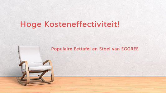 Hoge Kosteneffectiviteit! Populaire Eettafel en Stoel van EGGREE