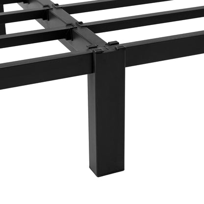 ALMA Eenpersoonsbedframe van metaal - Zwart