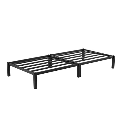 ALMA Eenpersoonsbedframe van metaal - Zwart