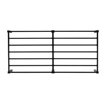 ALMA Eenpersoonsbedframe van metaal - Zwart