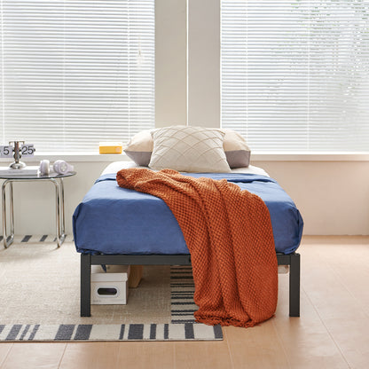 ALMA Eenpersoonsbedframe van metaal - Zwart