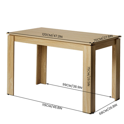 ANIWA Eettafel met 120cm - EIKEN