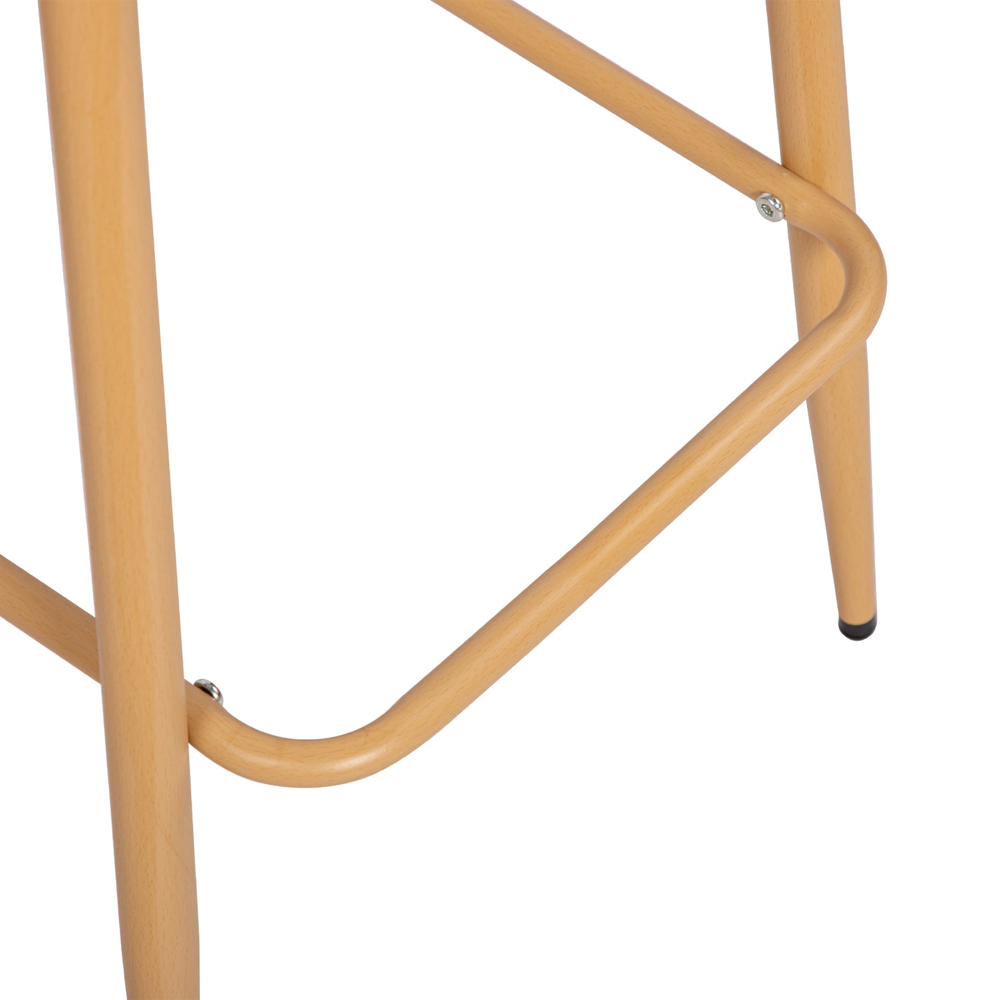 Moderne barkrukken van smeedijzer, 87 cm hoog, met opengewerkte rugleuningen, set van 4 - Zwart/Wit