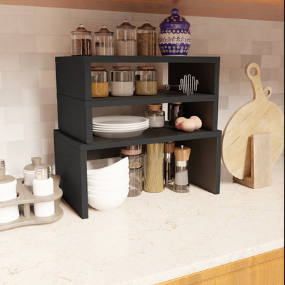 Bureau Monitorstandaard Lengte 36cm/40cm - Zwart-BROOKE