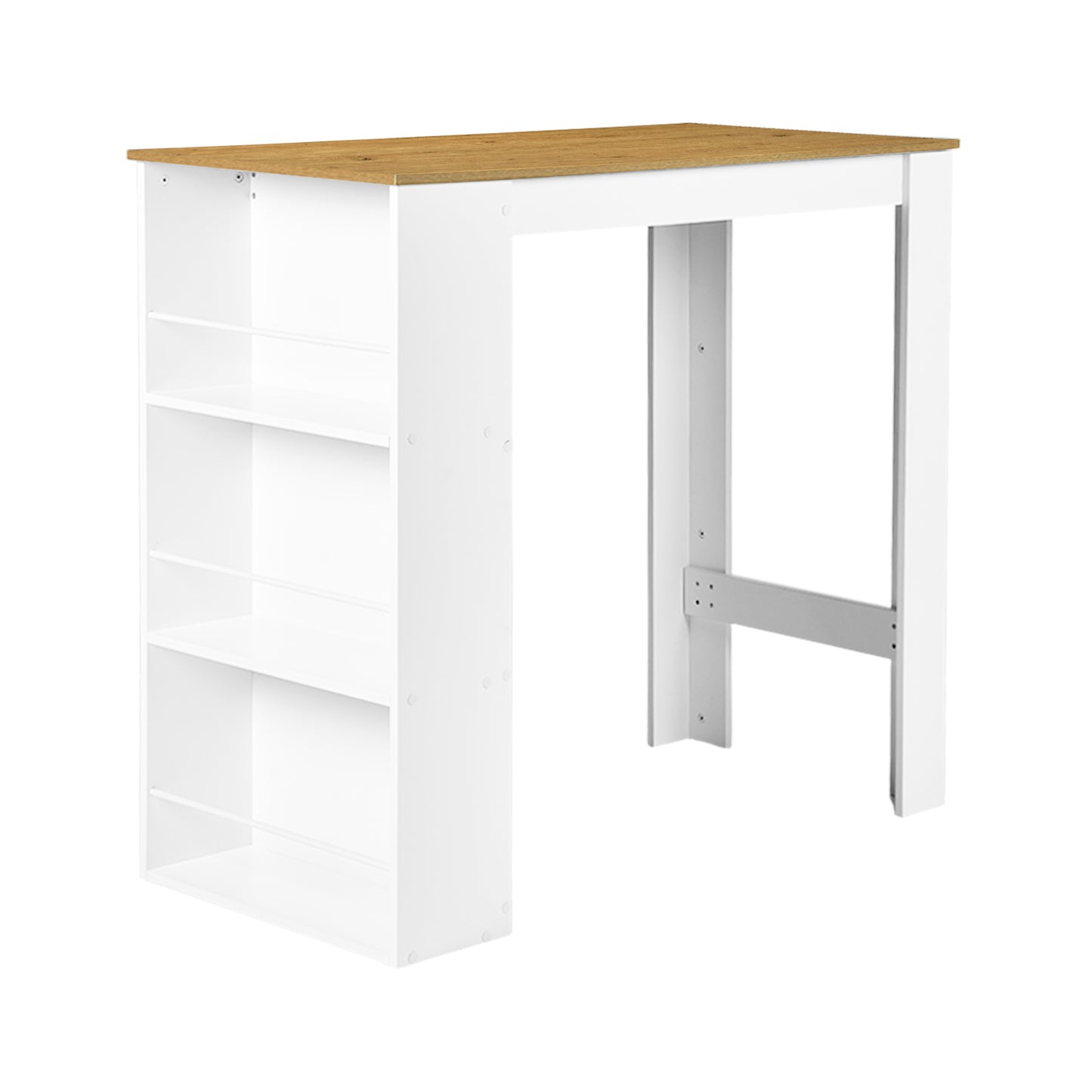 Keuken- en bartafel met 3 planken – Hoge tafel