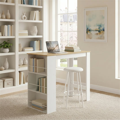 Keuken- en bartafel met 3 planken – Hoge tafel