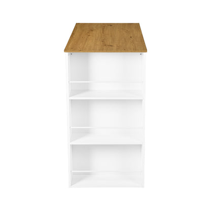 Keuken- en bartafel met 3 planken – Hoge tafel