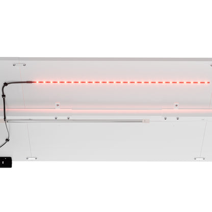 Elektrisch in hoogte verstelbaar bureau 160 x 75 cm, wit- DUMONT