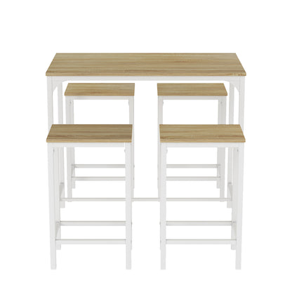 FAIRMAN Retro barset voor 4 personen - Witte EIKEN nerf