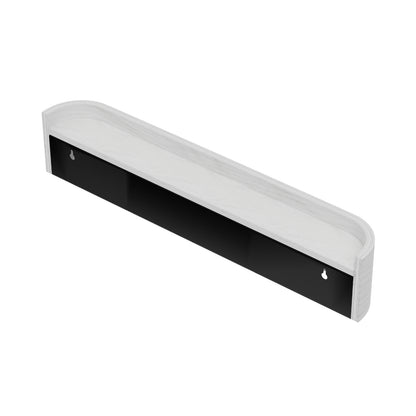Moderne wandkapstok met verborgen muurhaken - wit
