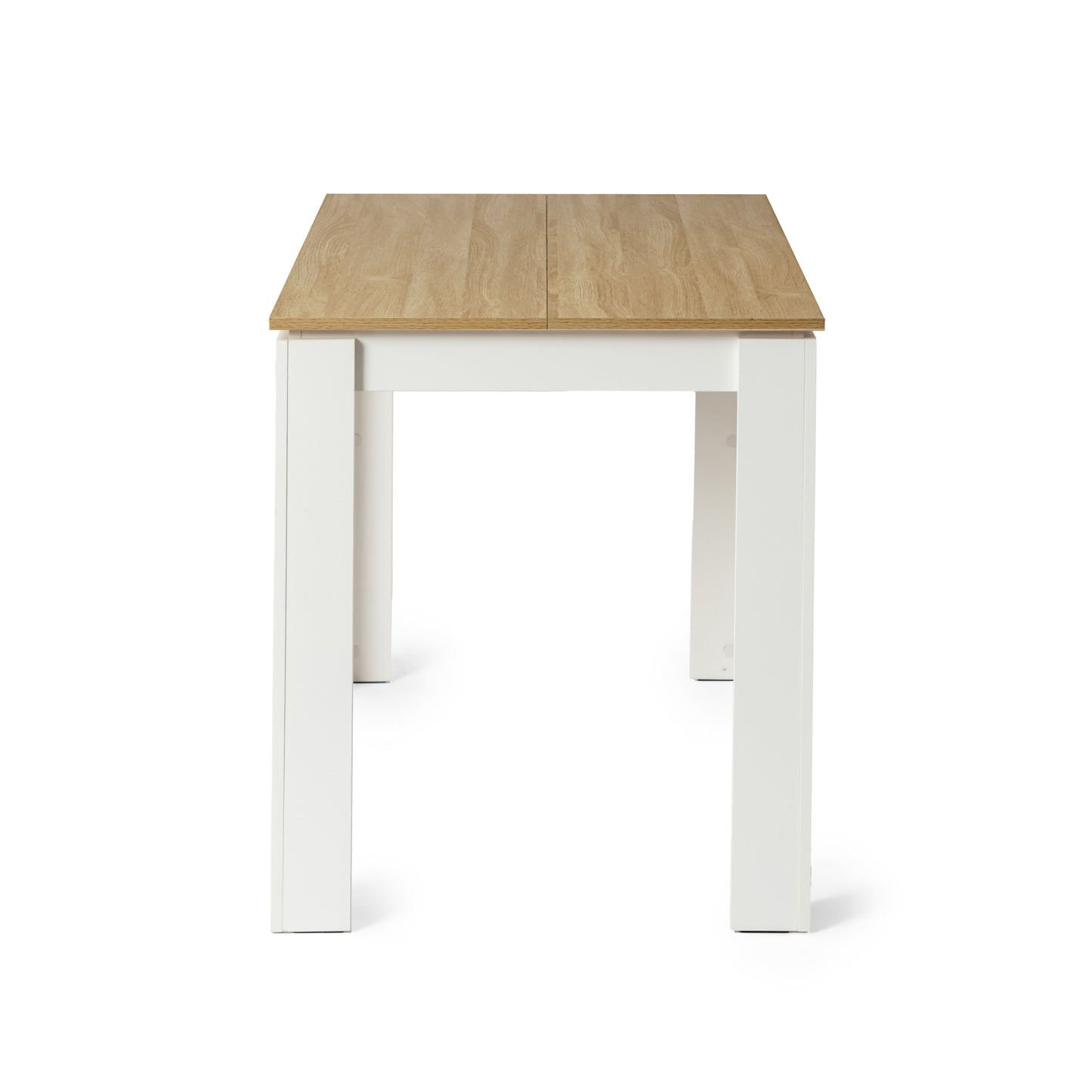 FELTON Houten Rechthoekige Eettafel met 120cm - Wit
