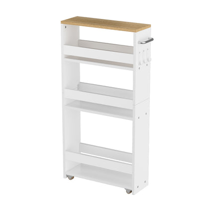 Smal uitschuifbaar kruidenrek, 4 lagen - LAMKIN