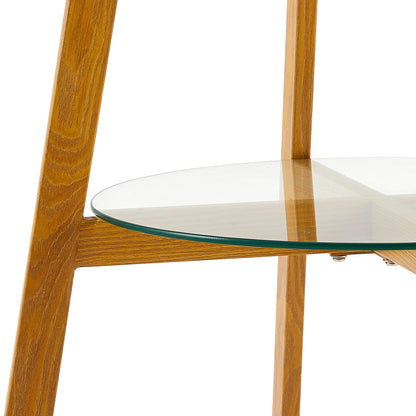 Dubbele Ronde Glazen Eettafel met Grote en Kleine Cirkels – MASSA