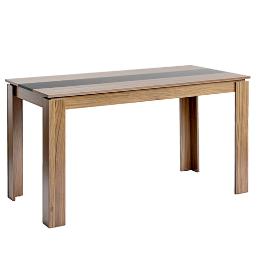 MCCOY Houten Rechthoekige Eettafel met 140cm - Walnoot