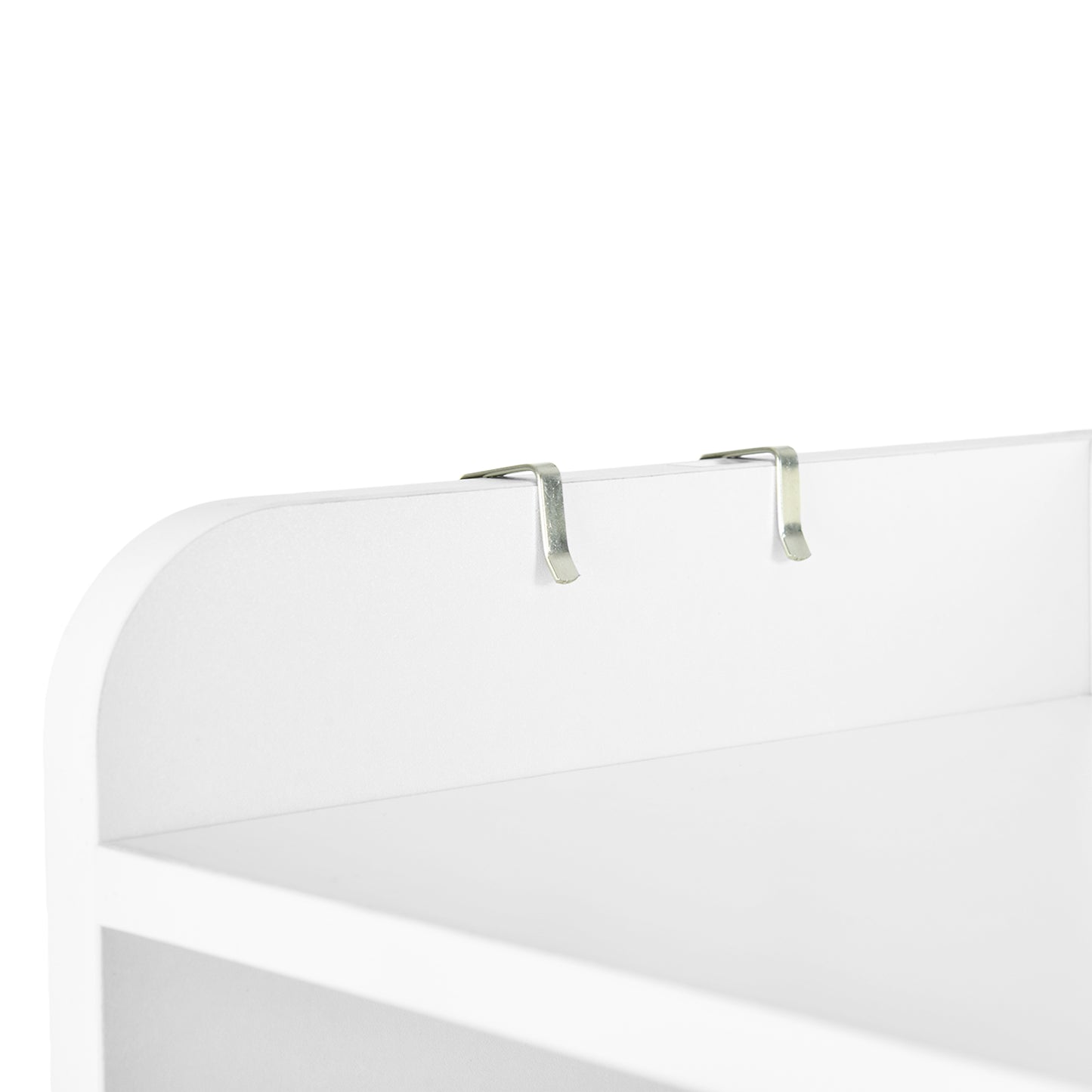 MELVIN Schoenenkast met 3 kleppen, schoenenrek 60 x 159,3 cm - MDF wit