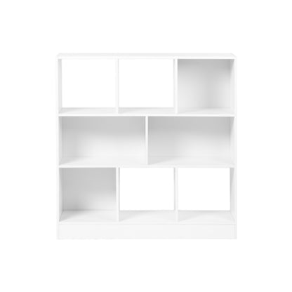 Boekenkast/Opbergmeubel, Vrijstaand, 8 Open Vakken - Wolkenwit