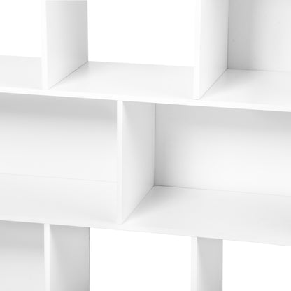Boekenkast/Opbergmeubel, Vrijstaand, 8 Open Vakken - Wolkenwit