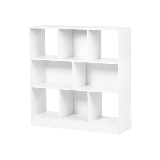 Boekenkast/Opbergmeubel, Vrijstaand, 8 Open Vakken - Wolkenwit