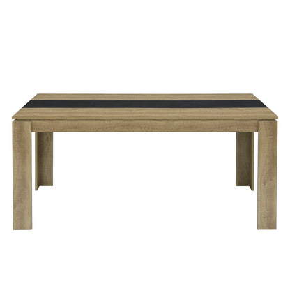 MUSK Eettafel met 110cm/120cm/140cm/160cm - Zwart