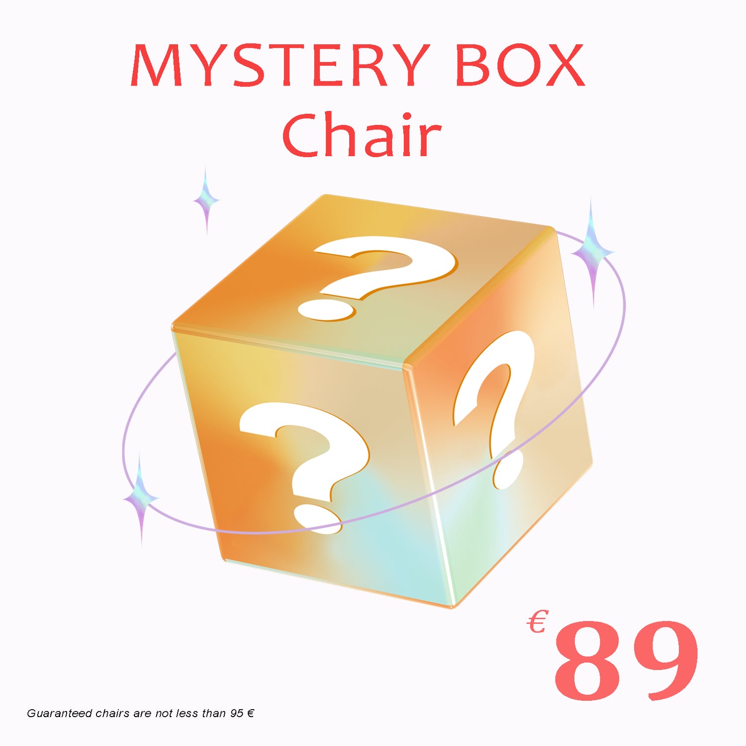 【MYSTERY BOX】Willekeurige designstoelenset van 4 - slechts € 89