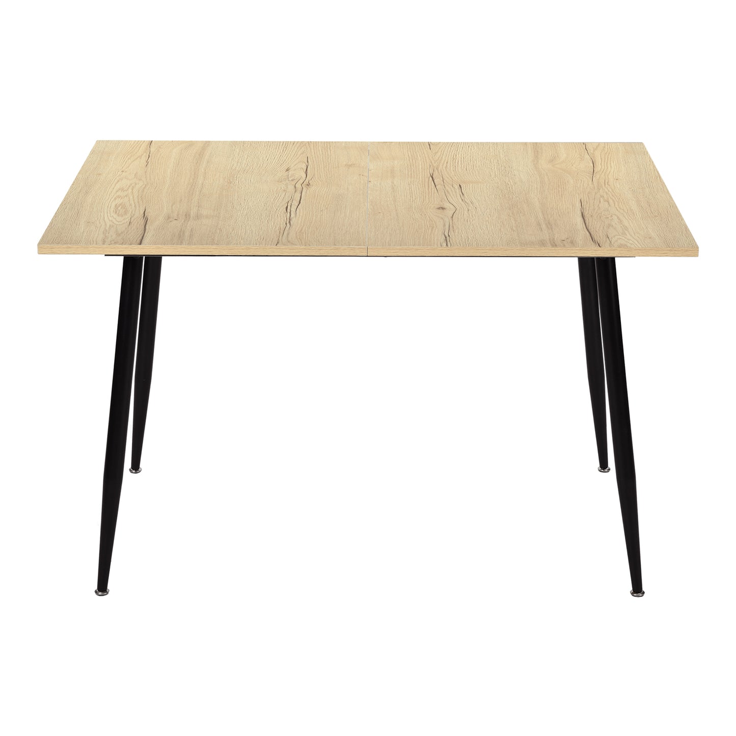 ONAVA Uitschuifbare Eettafel Rechthoekige Eikenhouten Keukentafel 120-160 cm