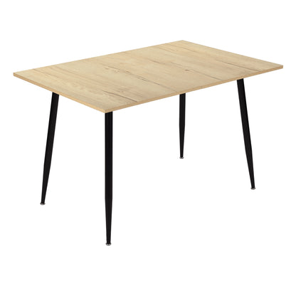 ONAVA Uitschuifbare Eettafel Rechthoekige Eikenhouten Keukentafel 120-160 cm