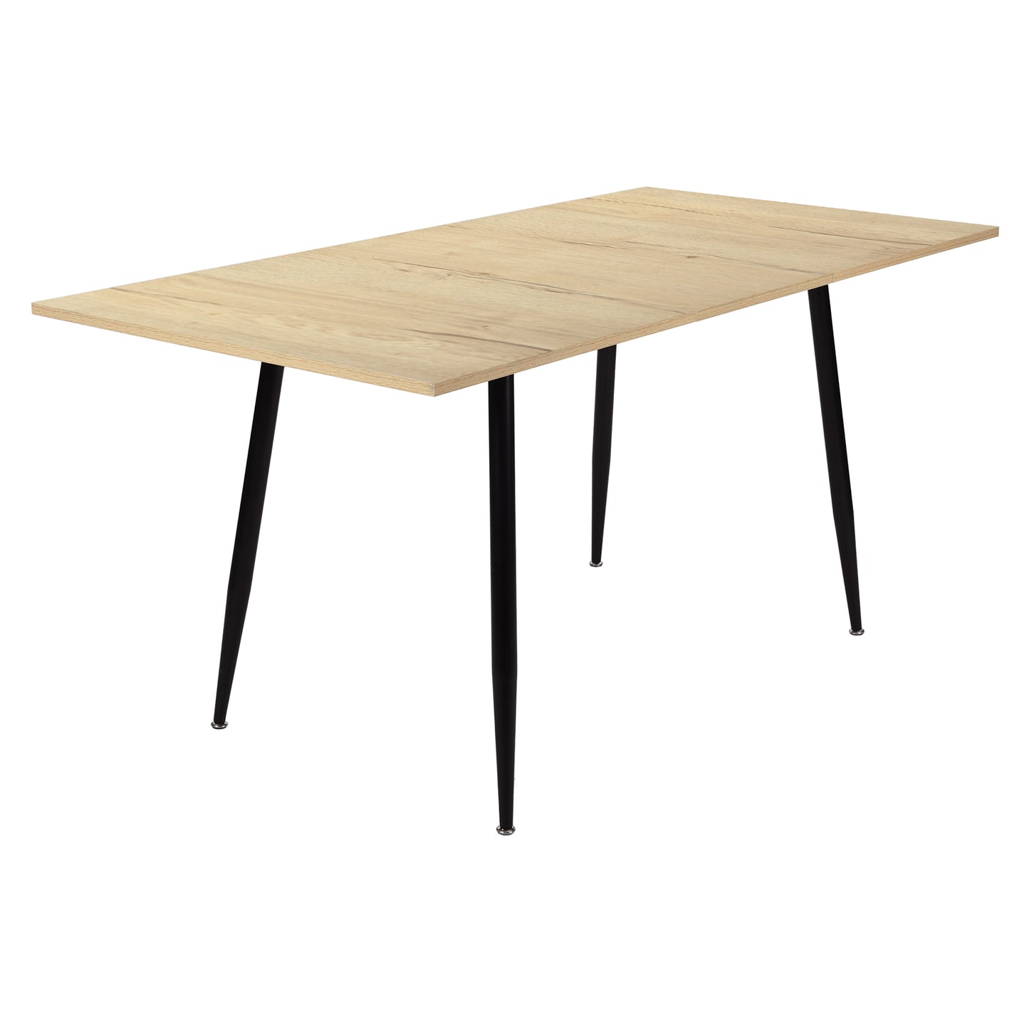 ONAVA Uitschuifbare Eettafel Rechthoekige Eikenhouten Keukentafel 120-160 cm