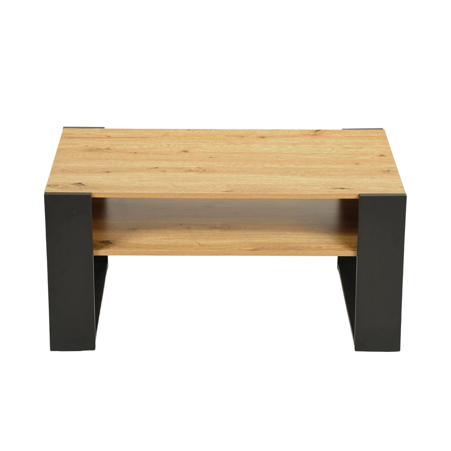 Salontafel met Planken, Gouden Eik - OWENS