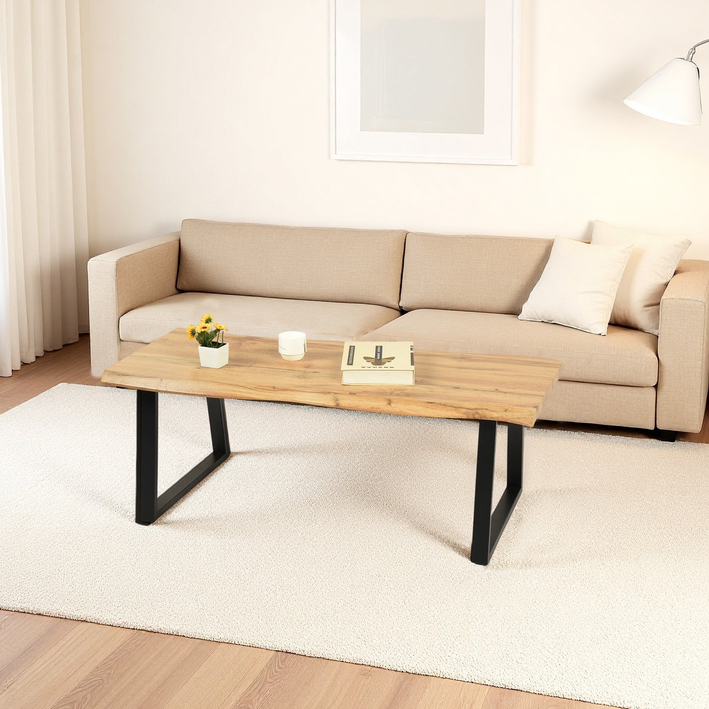 PILAR Lage Tafel Centertafel 110cm - HOUT