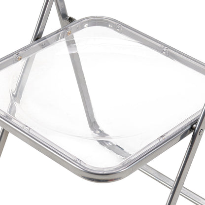 PURDY Stapelbare Vouwstoelen Set van 4/6 - Doorzichtig