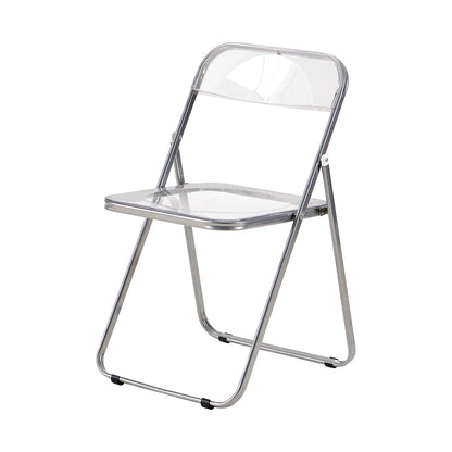 PURDY Stapelbare Vouwstoelen Set van 4/6 - Doorzichtig