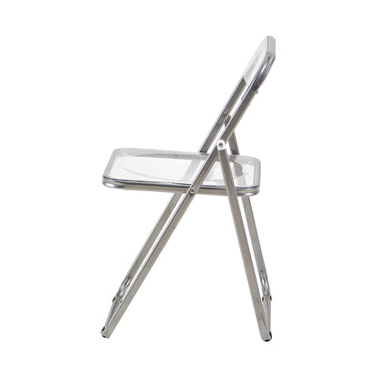 PURDY Stapelbare Vouwstoelen Set van 4/6 - Doorzichtig