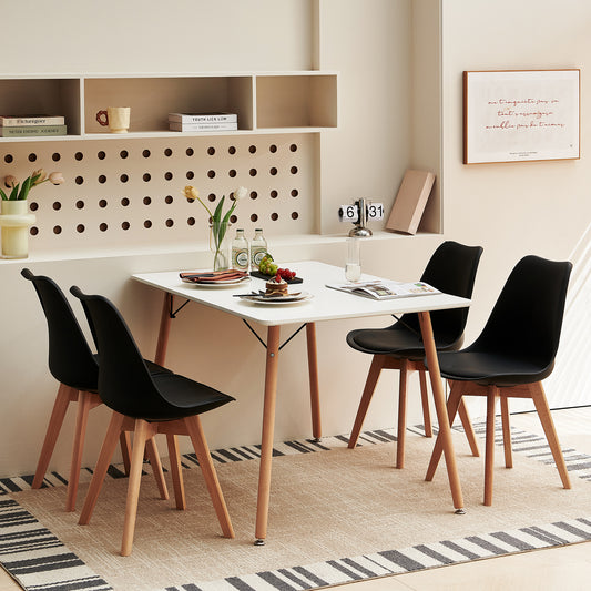 EGGREE Multifunctionele Nordic Simple Moderne Eettafel - Wit