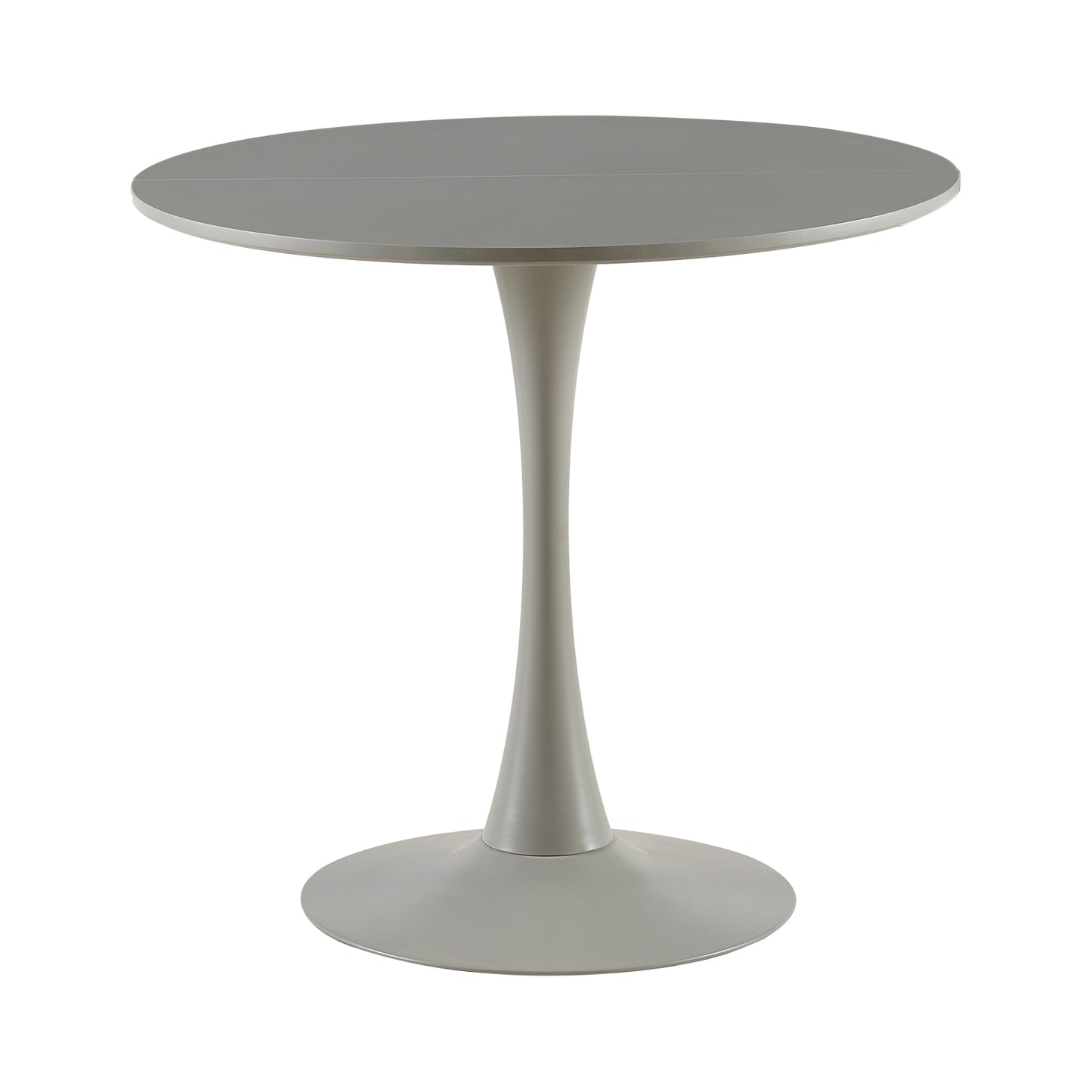 TULIP Trestle Eettafel 80cm - Wit/Zwart/Marmer/Gray