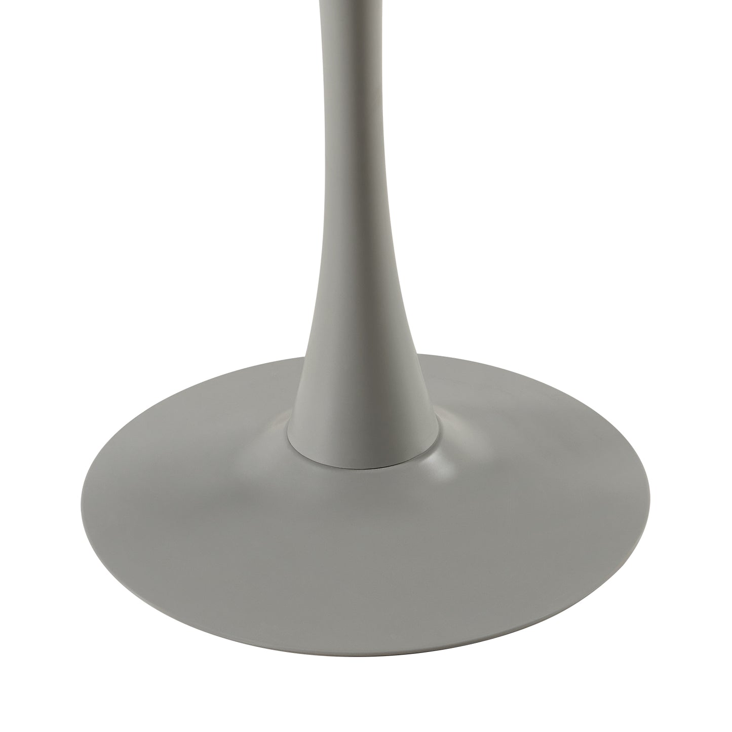 TULIP Trestle Eettafel 80cm - Wit/Zwart/Marmer/Gray