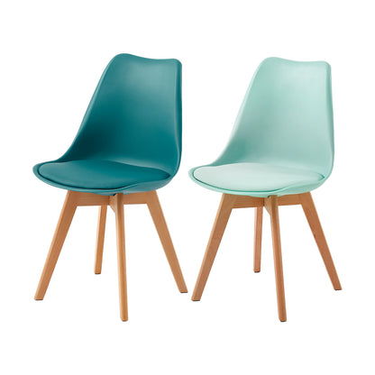 Mix en Match Stoelen Modern Eetkamerstoel Set van 2 - Tulip
