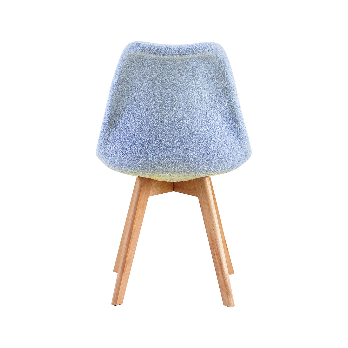 Kasjmier Gestoffeerde Eetkamerstoelen (Set van 2/4) - Wit/Roze/Lichtblauw - TULIP