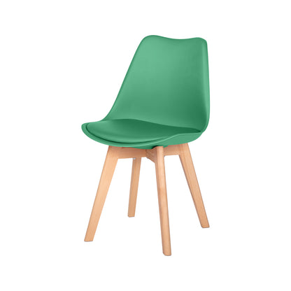 TULIP eetkamerstoelen set van 4 - Lake Green