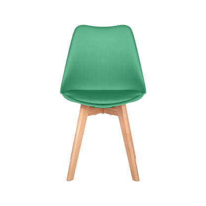 TULIP eetkamerstoelen set van 4 - Lake Green