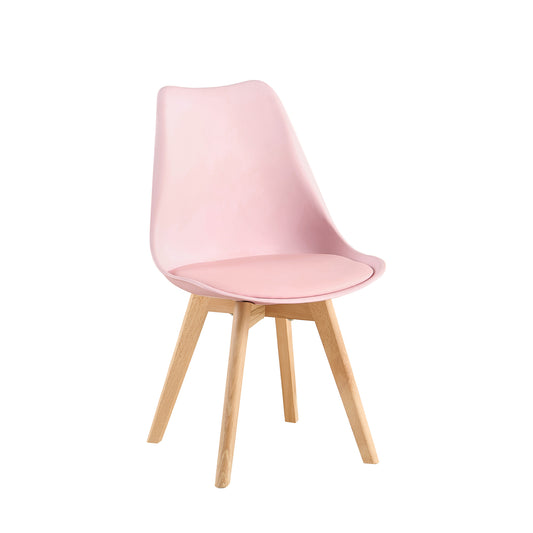 TULIP Gestoffeerde Eetkamerstoelen (Set van 2/4) - Roze