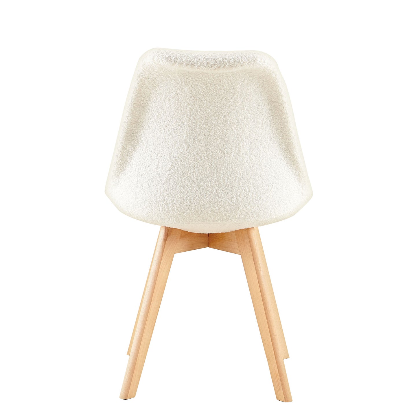 Kasjmier Gestoffeerde Eetkamerstoelen (Set van 2/4) - Wit/Roze/Lichtblauw - TULIP
